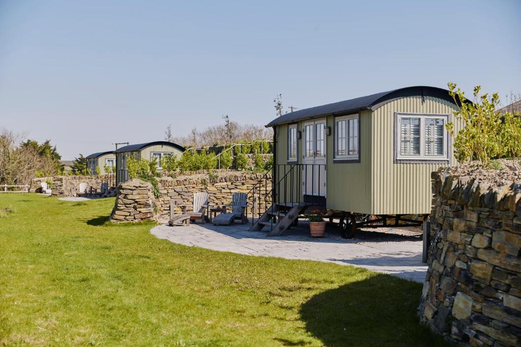 Shepherds Huts at The Cornish Arms, Saint Merryn
