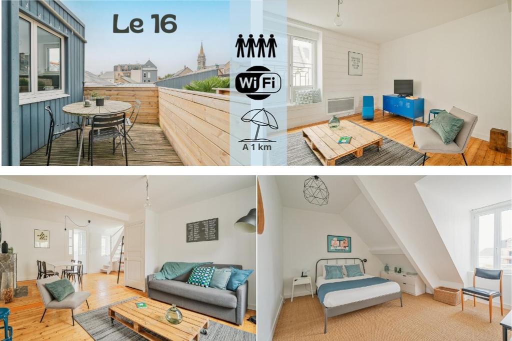 Le 16 - T3 - terrasse proche plage et centre - WIFI - 1