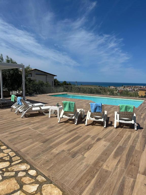 Villa con piscina panoramica a San Leone Agrigento - 3