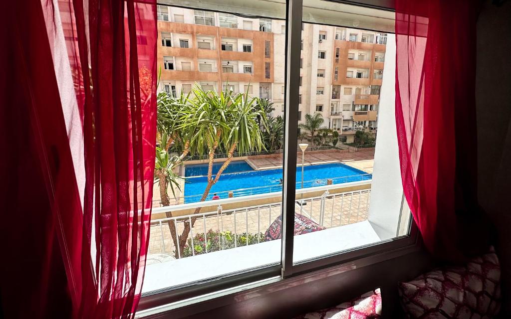 Studio équipé vue piscine, Agádir