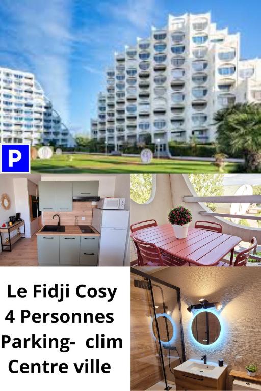 Le Fidji Cosy - Parking - Centre ville, La Grande Motte