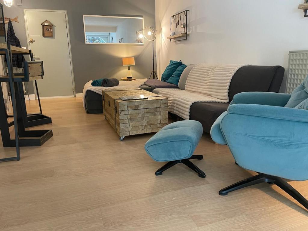 60 m2 - 6 people, 3-min walk to Azur beach - 5