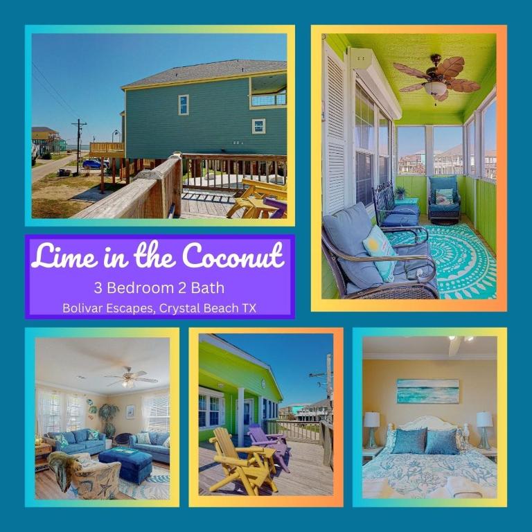 Lime in the Coconut by Bolivar Escapes, Crystal Beach