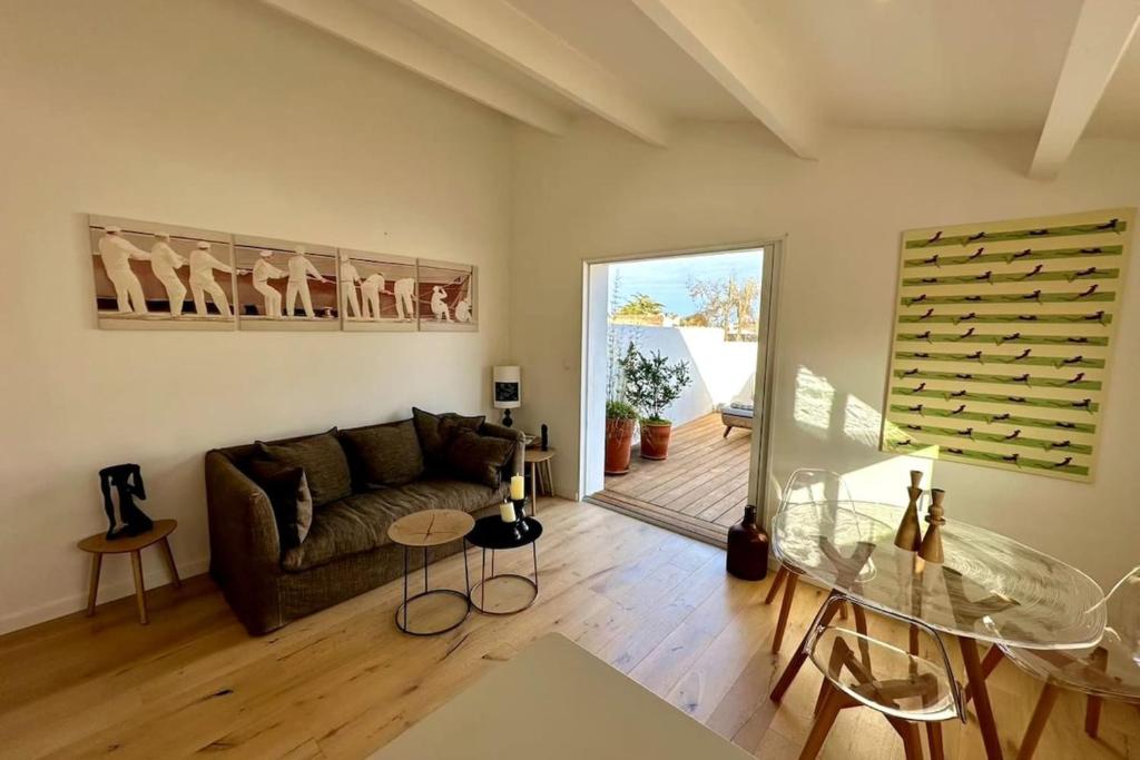 Le Phare - Appt terrasse au calme sur le port, Saint-Martin-de-Ré