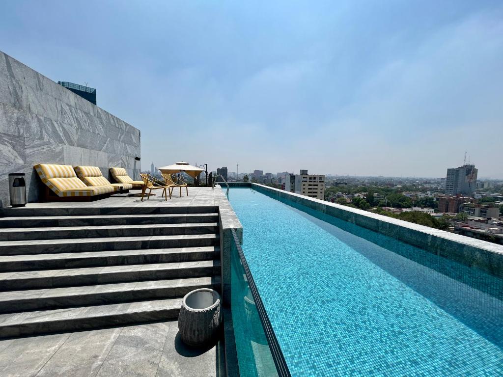 Roma Norte, pool, gym, rooftop, coworking, balcony & parking - 4