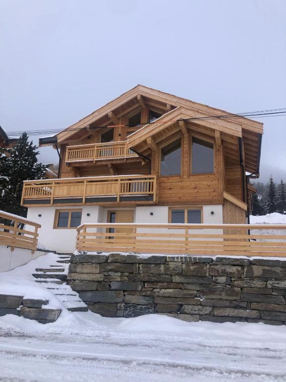 Magnifique chalet familial avec une vue panoramique, Montgenèvre