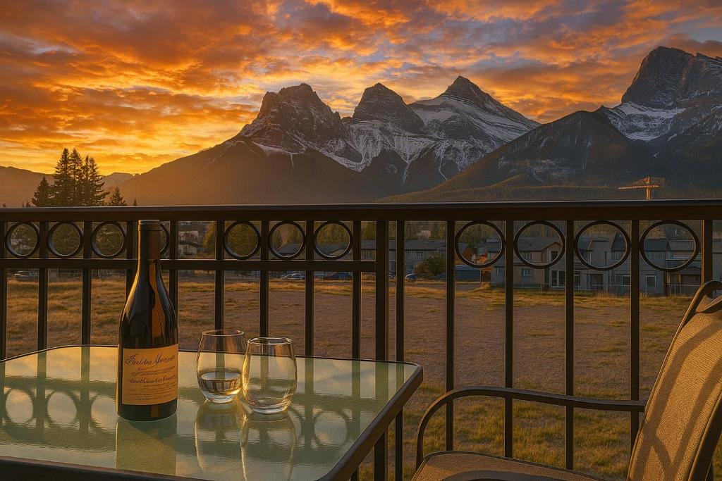 Luxury 3B Mountain Views- Pool & Hot Tub -Sleeps 10, Canmore