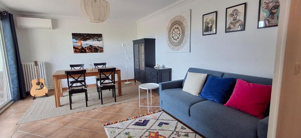 Appt 83m2 rez de jardin dans villa parc privé balcon vue mer - 3