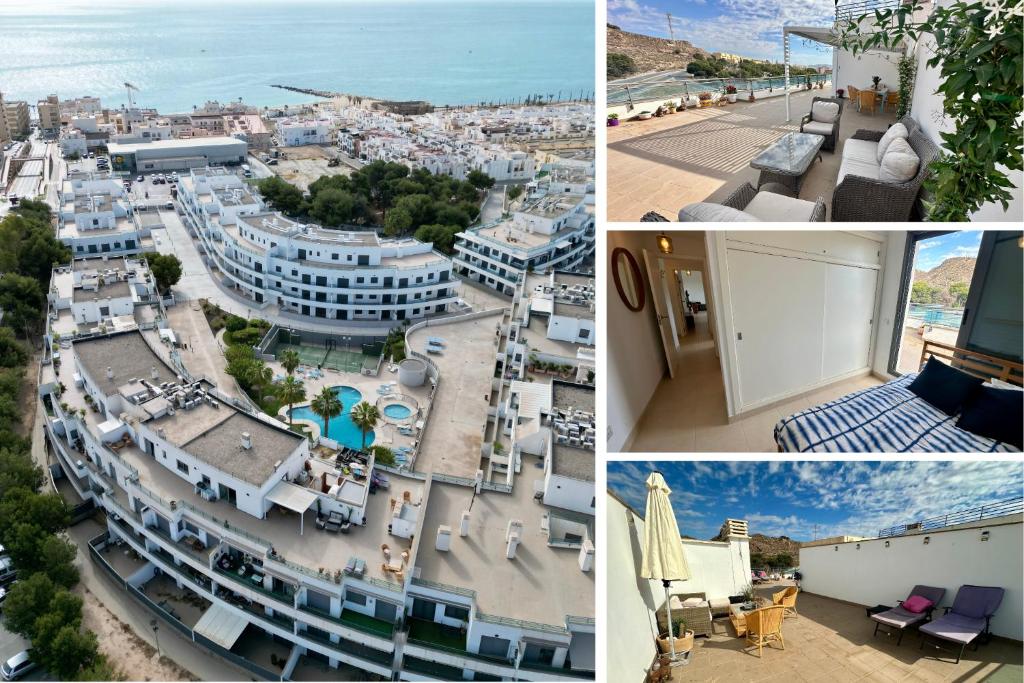 Terraza 250 m2 # BBQ # Playa 8min # Padel # WIFI # Apartamento, Garrucha