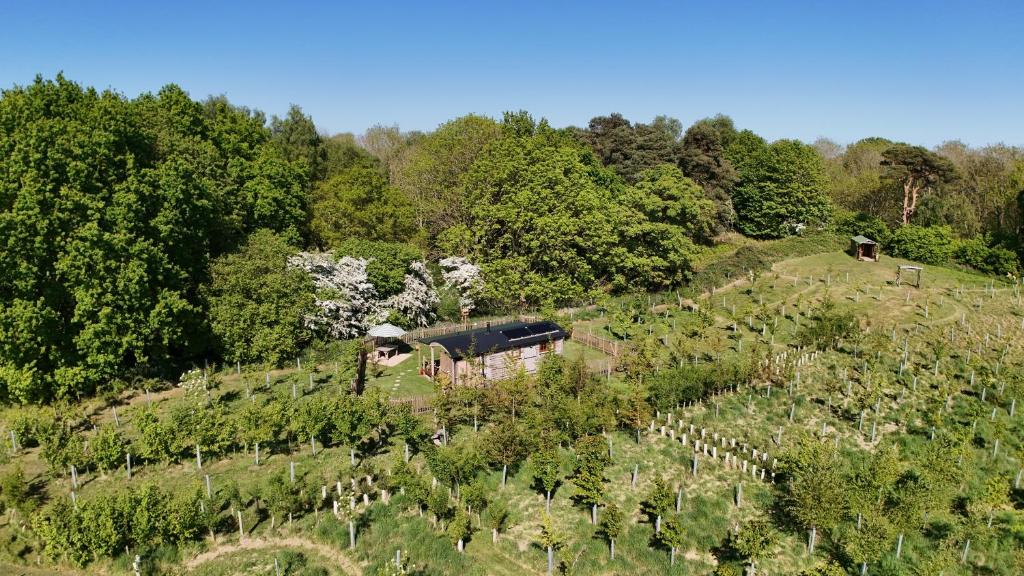 Oskar's Shepherd's Hut at Snug Hollow, Raithby