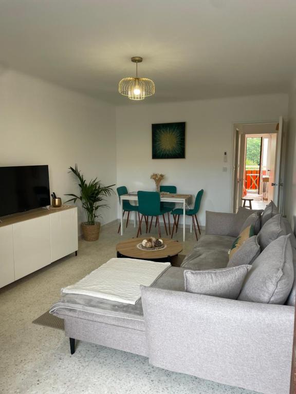 Appartement T2 le Saints Georges 48 m2 meublés équipés Clims 2 balcons ensoleillés parking gratuit et wifi - 2