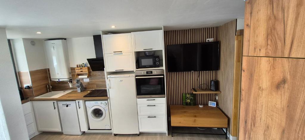 Studio 4 pers, vue mer, parking, wifi, ponton - 4