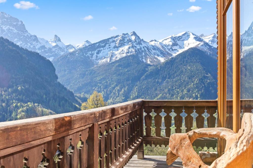 Grand chalet rustique à Gryon, avec vue et cheminée - 3