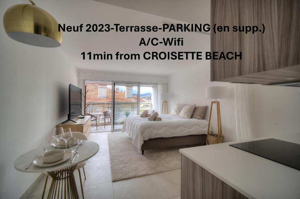 Sublime Studio TERRASSE, Edith Cavell- proche CROISETTE A0B196, Cannes