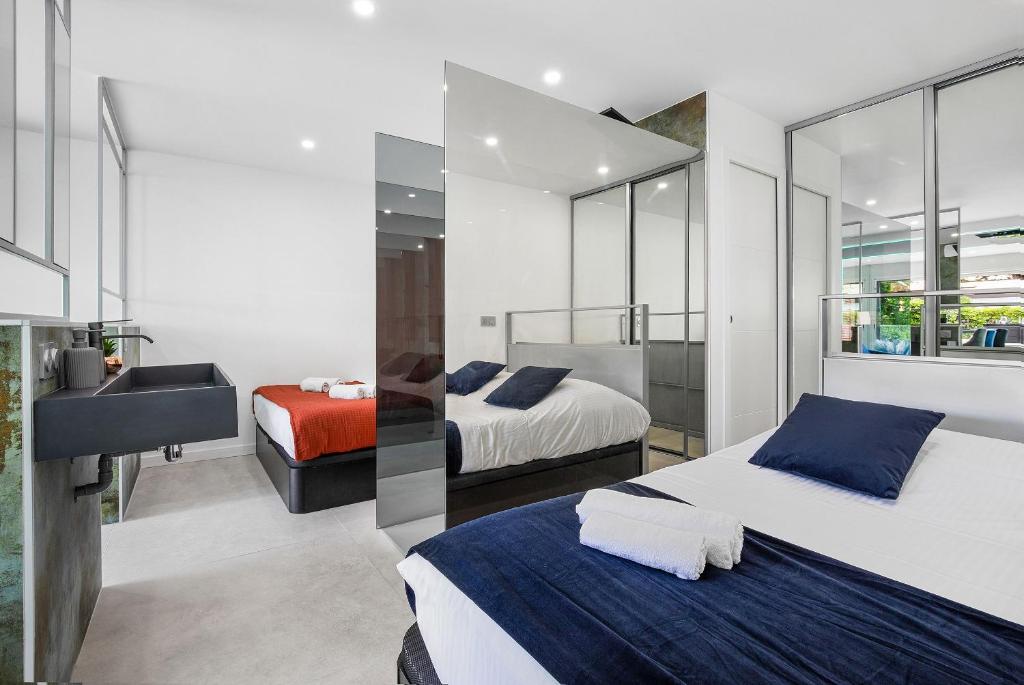 Double Game - Villa design luxe 4pers - Parking - Terrasse - Port Nature Village Naturiste - 4