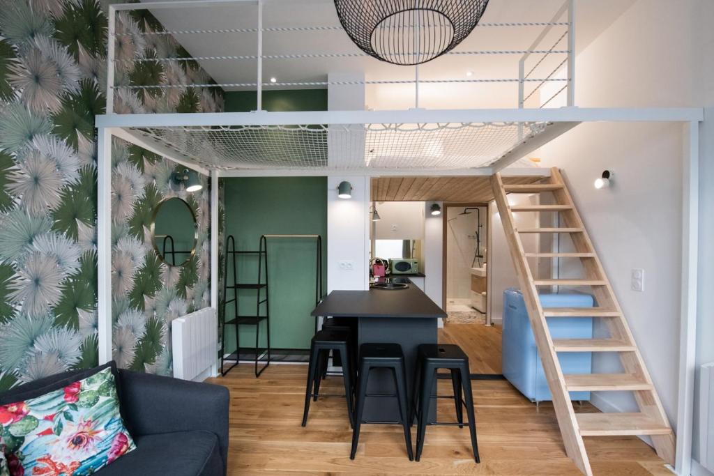 Le Canopée - Beau studio atypique quais du Rhône - 1