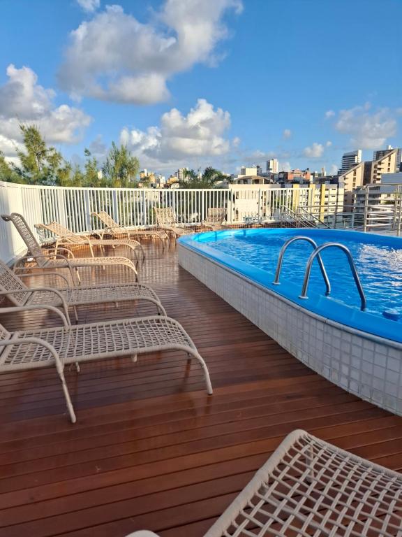 Flat à beira mar, charmoso e aconchegante, João Pessoa