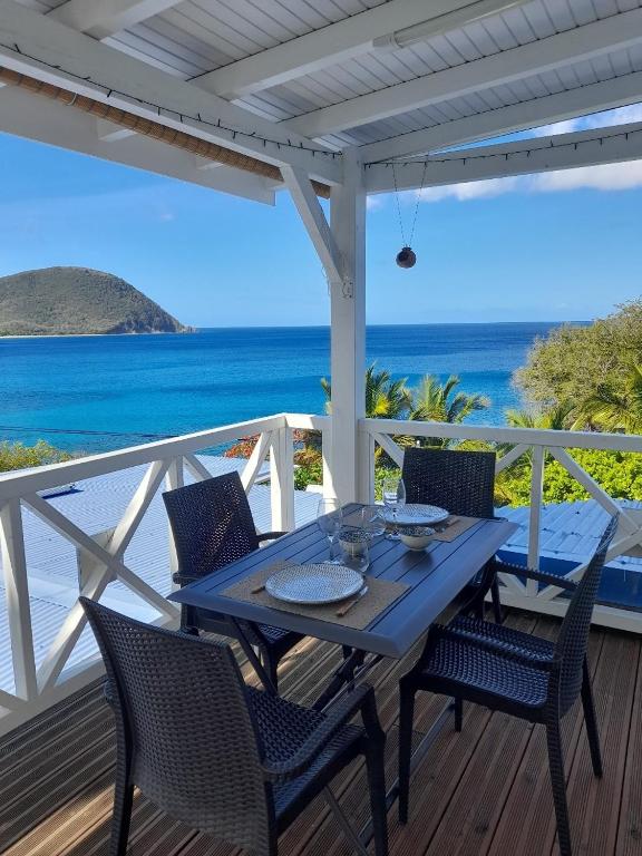 Grand studio avec vue panoramique sur Grande Anse, Deshaies