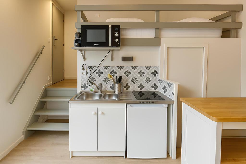 Saint Patrice Studio Proche Gare et Centre Rouen - Linge & Ménage Inclus - 3