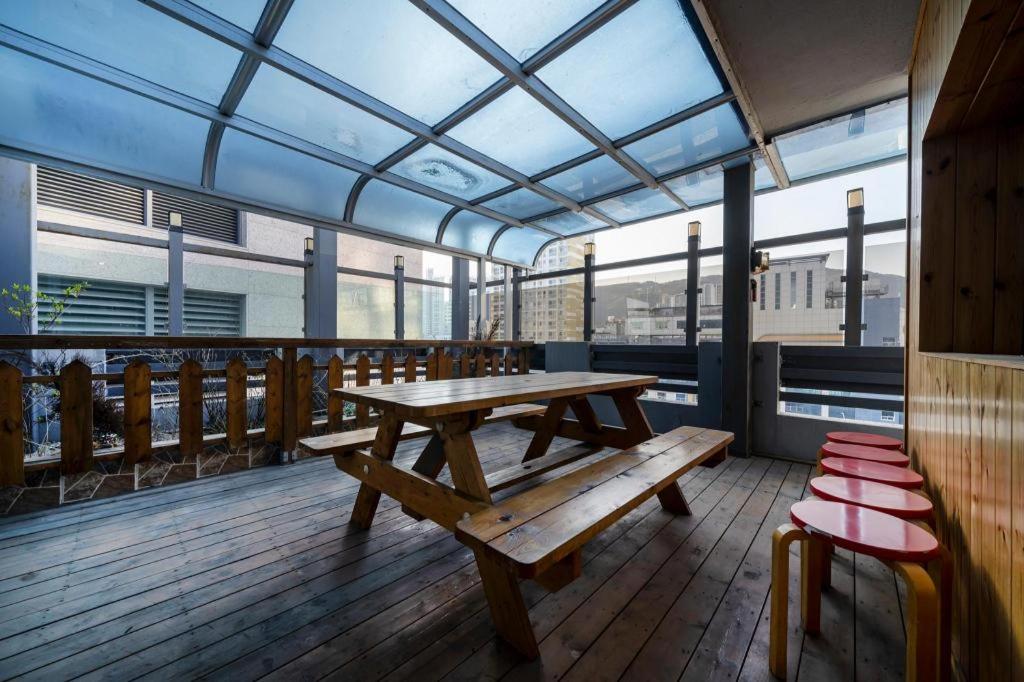 누리 호텔 광안리 출입구