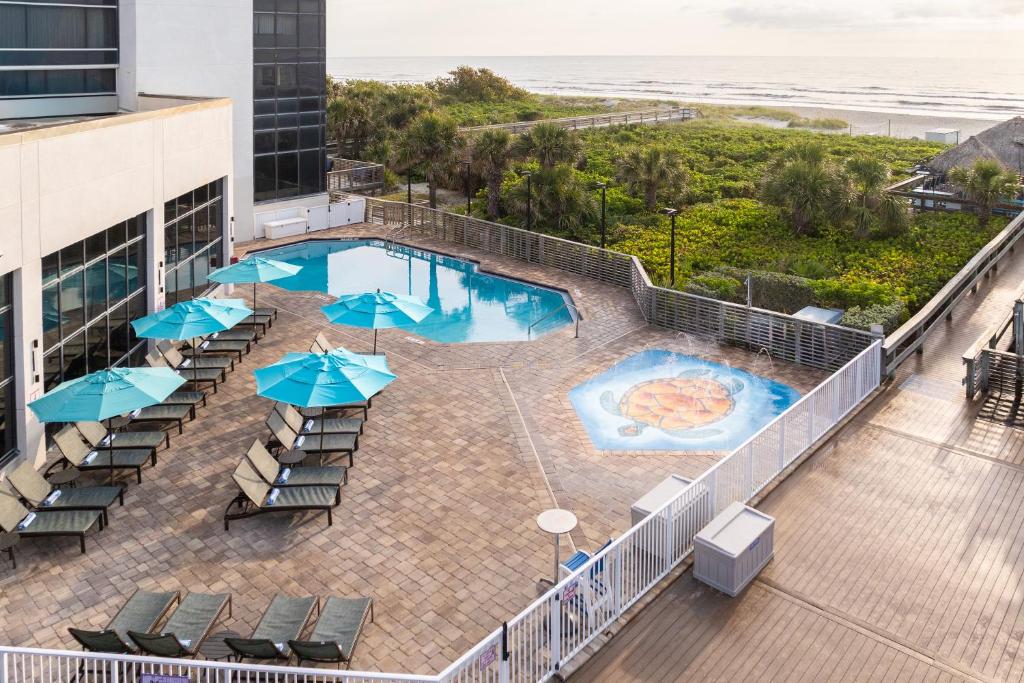 Hilton Cocoa Beach Oceanfront 眺望