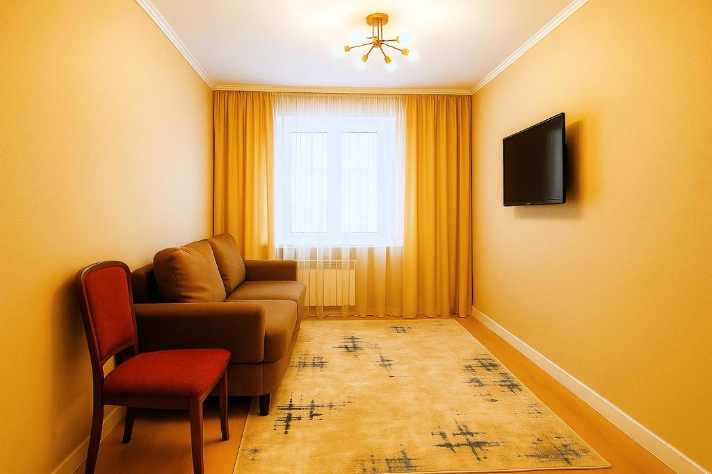 Уютная квартира с видом на лес рядом с Боровым и Rixos, Ščučinsk