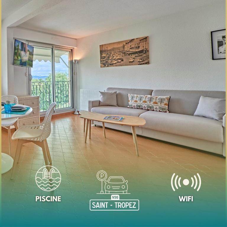 L'Amourette - Appartement 4 personnes - Piscine Parking, Saint Tropez