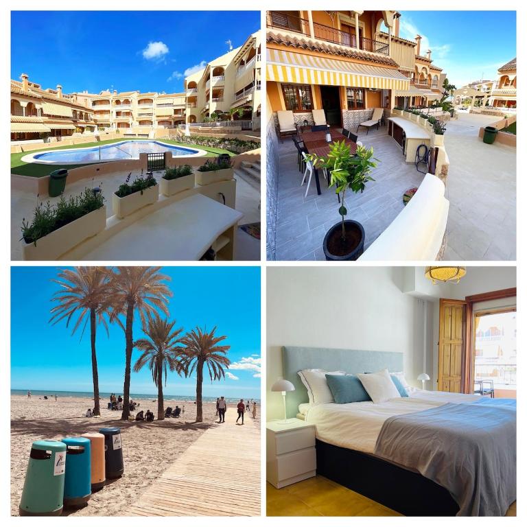 Close to beach, child-friendly townhouse with large pool, Santa Pola