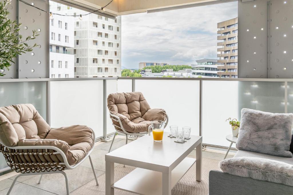 Urban Chic Montpellier - Terrace - Private Parking - 2
