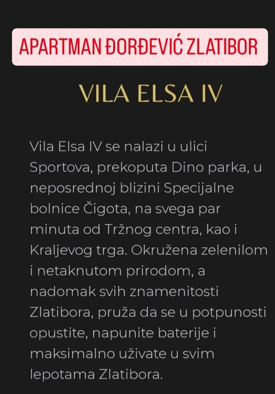 Apartman Đorđević Zlatibor Vila Elsa 4 - 2