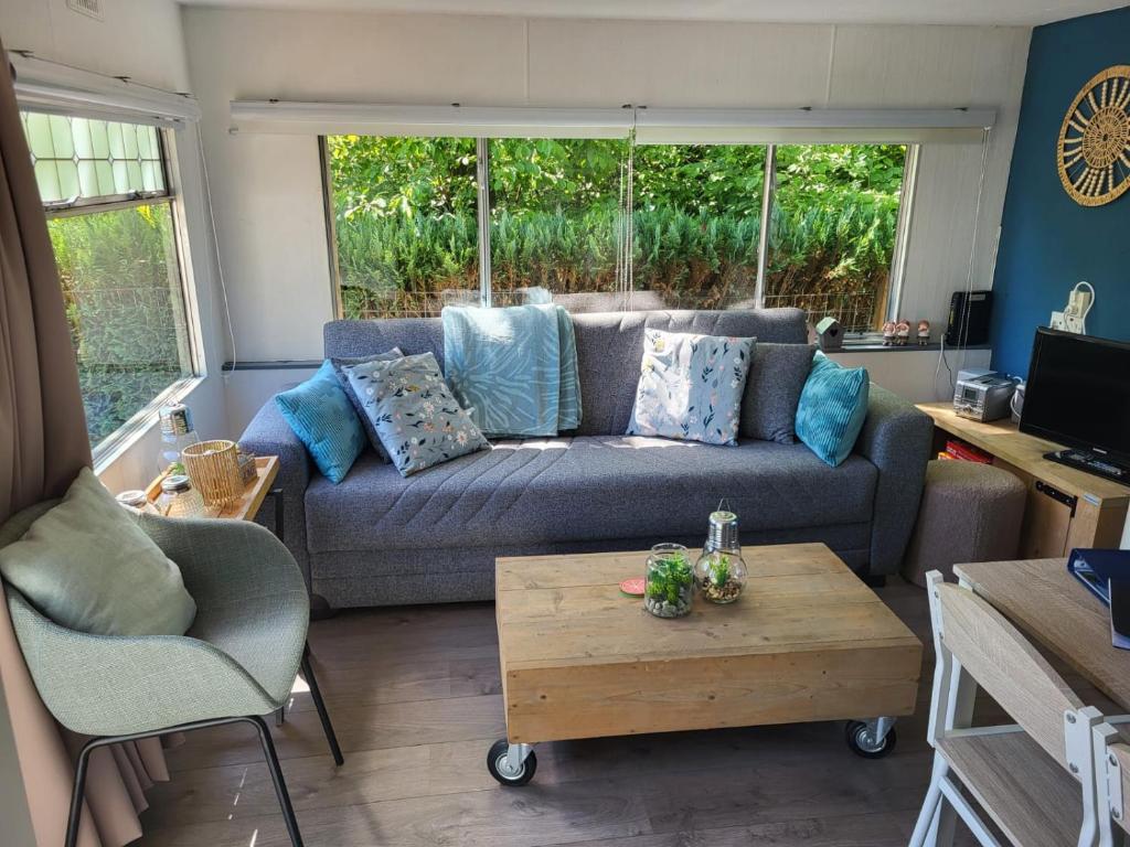 Gezellige, knusse, Stacaravan Banjer, Schoonloo