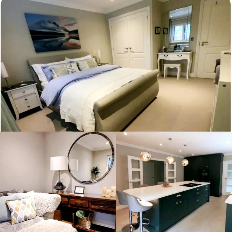 King size room with own bathroom & livingroom in a luxury home, free WiFi, HOMESTAY, West Byfleet