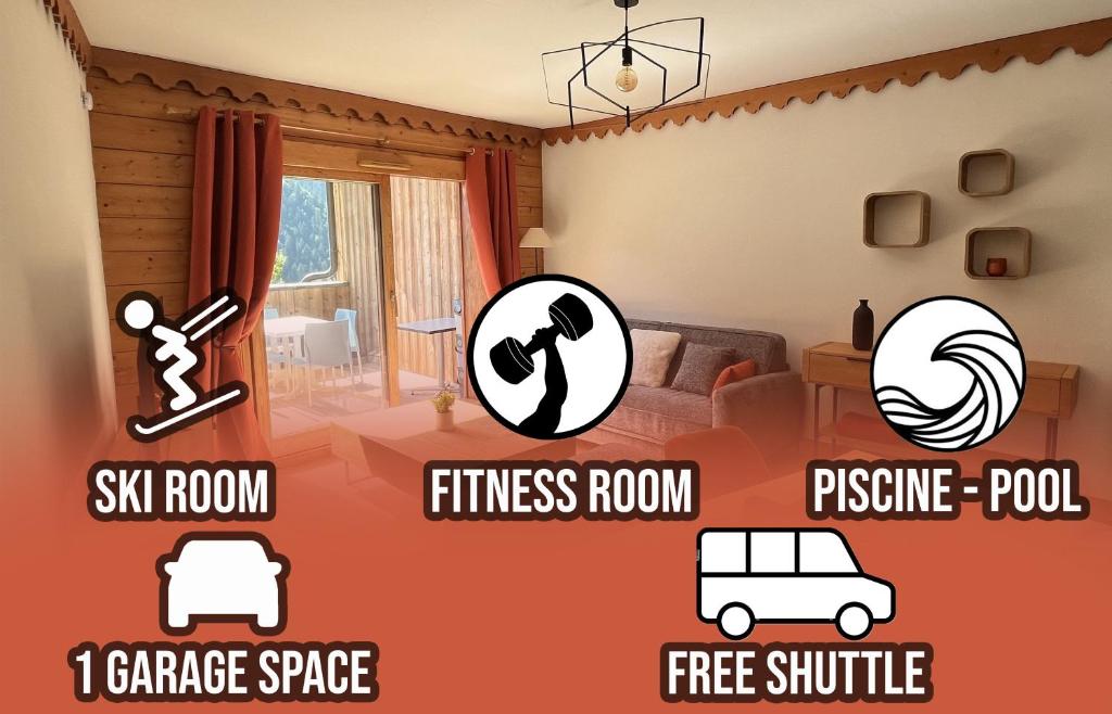 Vue exceptionnelle, piscine, spa, fitness, Champagny-en-Vanoise