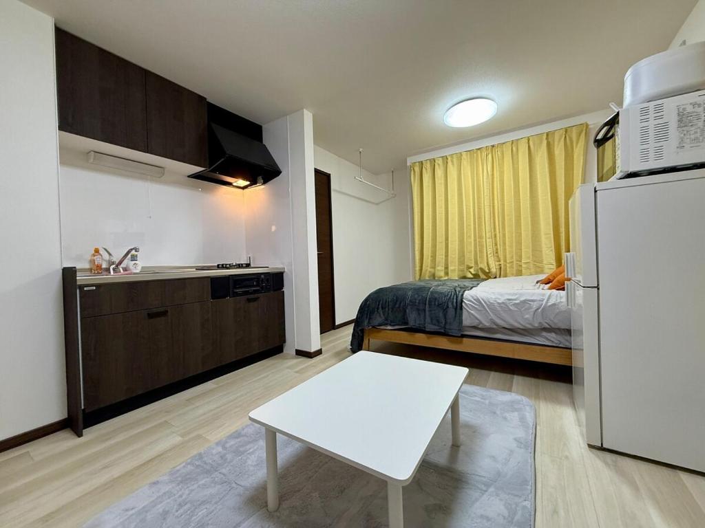 札幌中島公園徒歩圏内の宿泊施設室内はとてもおしゃれで綺麗な室内空間 썸네일