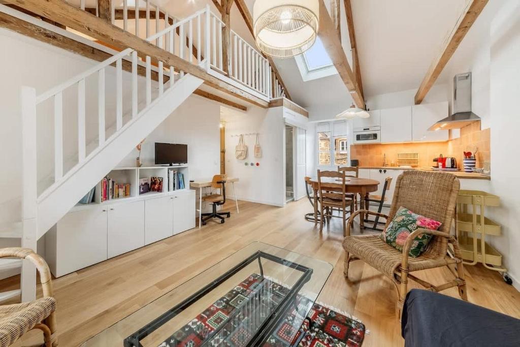 Le Macareux, joli duplex, 15 min Intra-Muros, Saint-Malo