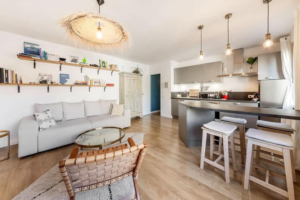 Le Cerf-Volant, joli 2 chambres, parking, Saint-Malo