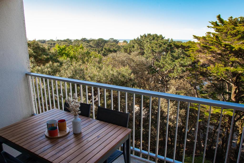 Spacieux Appartement Vue Pins-Tout à Pied-Résidence Le Manégore, La Baule