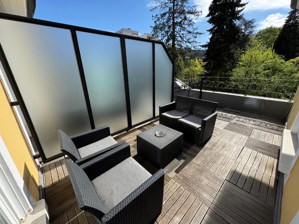 호텔 레스토랑 뒤 파크 객실 내부 발코니 전망