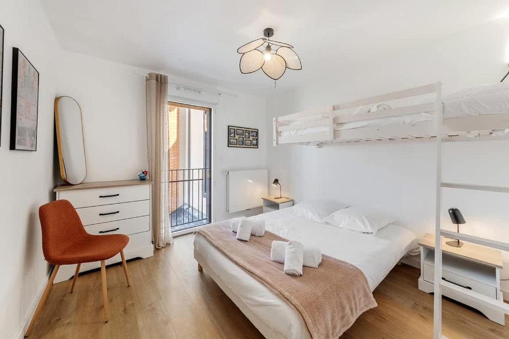 Rivage - Beau 2 chambres - Parking/Plage 300m - 4