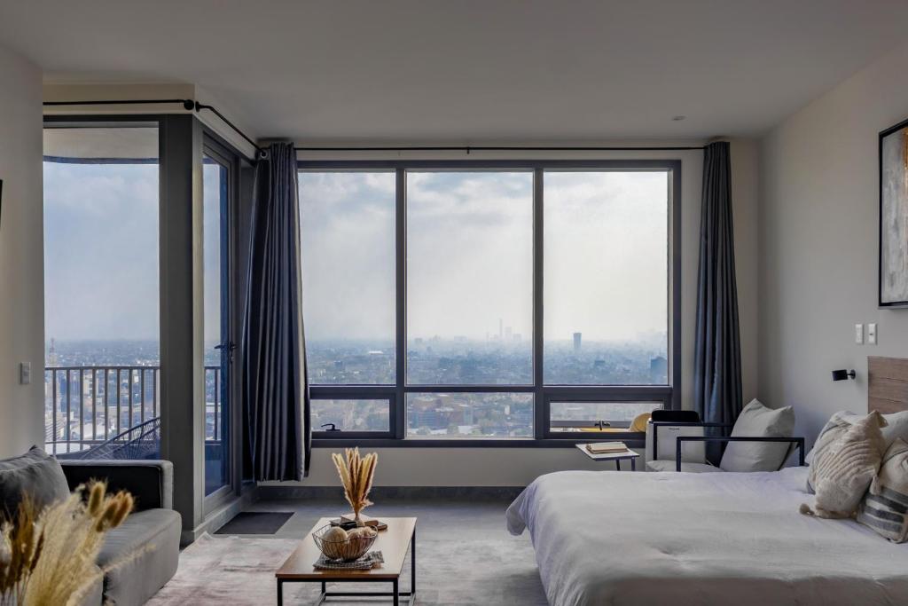 KingSize Suite in Reforma Jacuzzi & Awesome Mexico City View, Mexiko