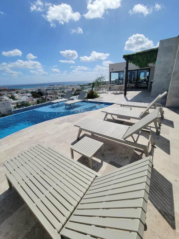 Escápate a la Playa Ubicación, Rooftop y Alberca - 5