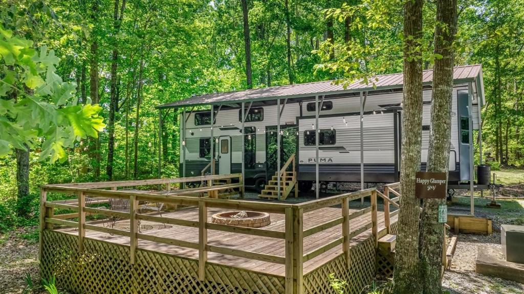 Happy Glamper RV at Haven of Hope near Little River Canyon National Preserve, Fort Payne
