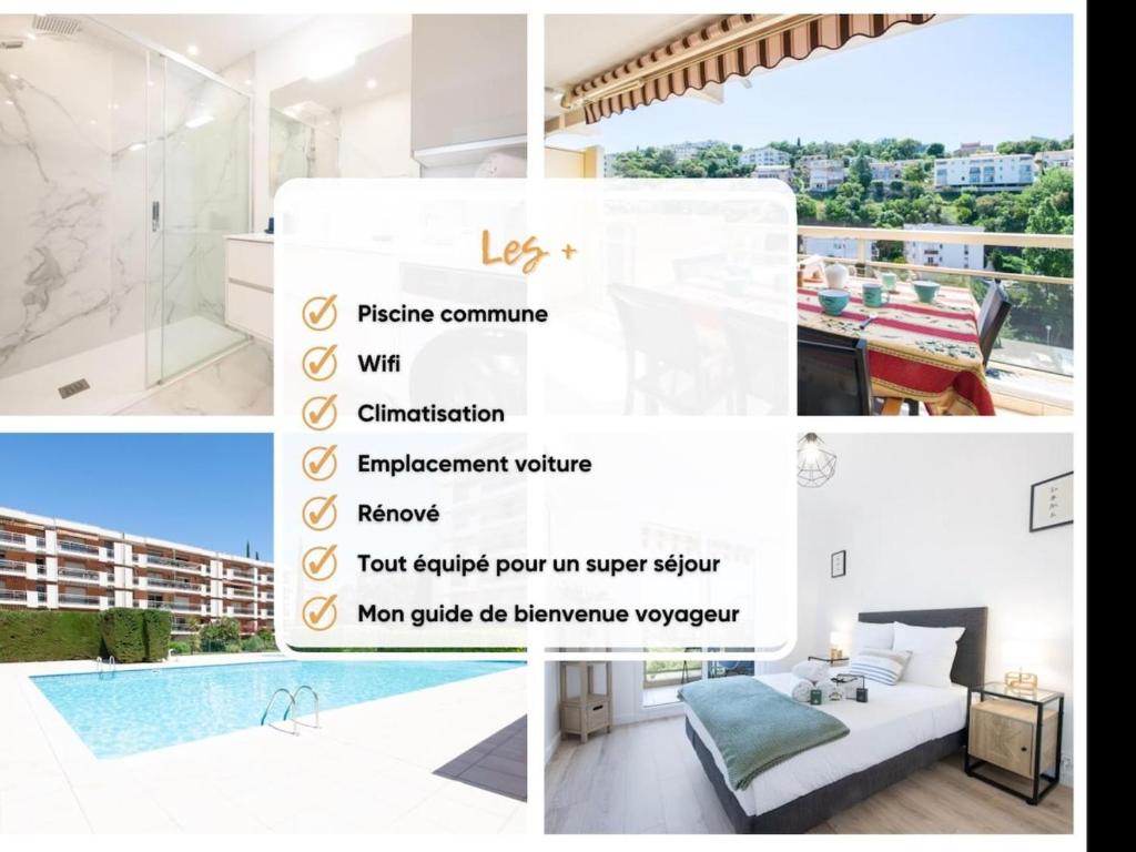 Appart 4 étoiles, piscine, parking, wifi - 2