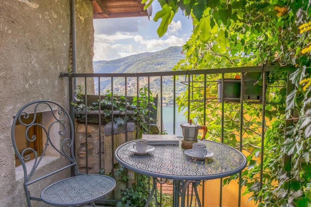 The Twilight - A Window view of the Lake, Blevio