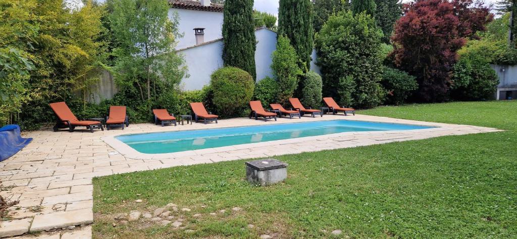 Villa Rosa peaceful haven 10m from Aix 11 guests - 2