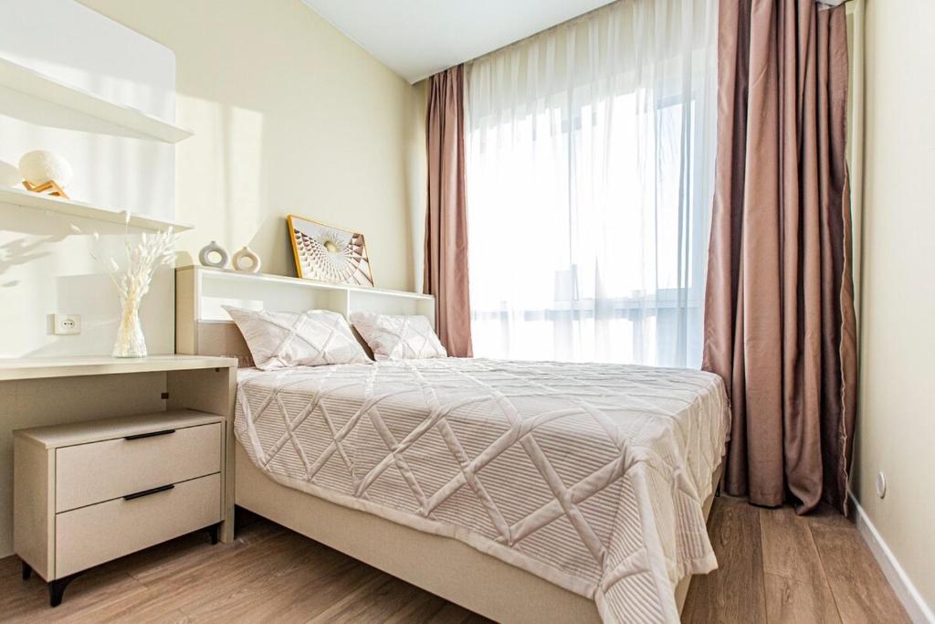 Comfort in the Meridian Apartments residential complex, Almaty