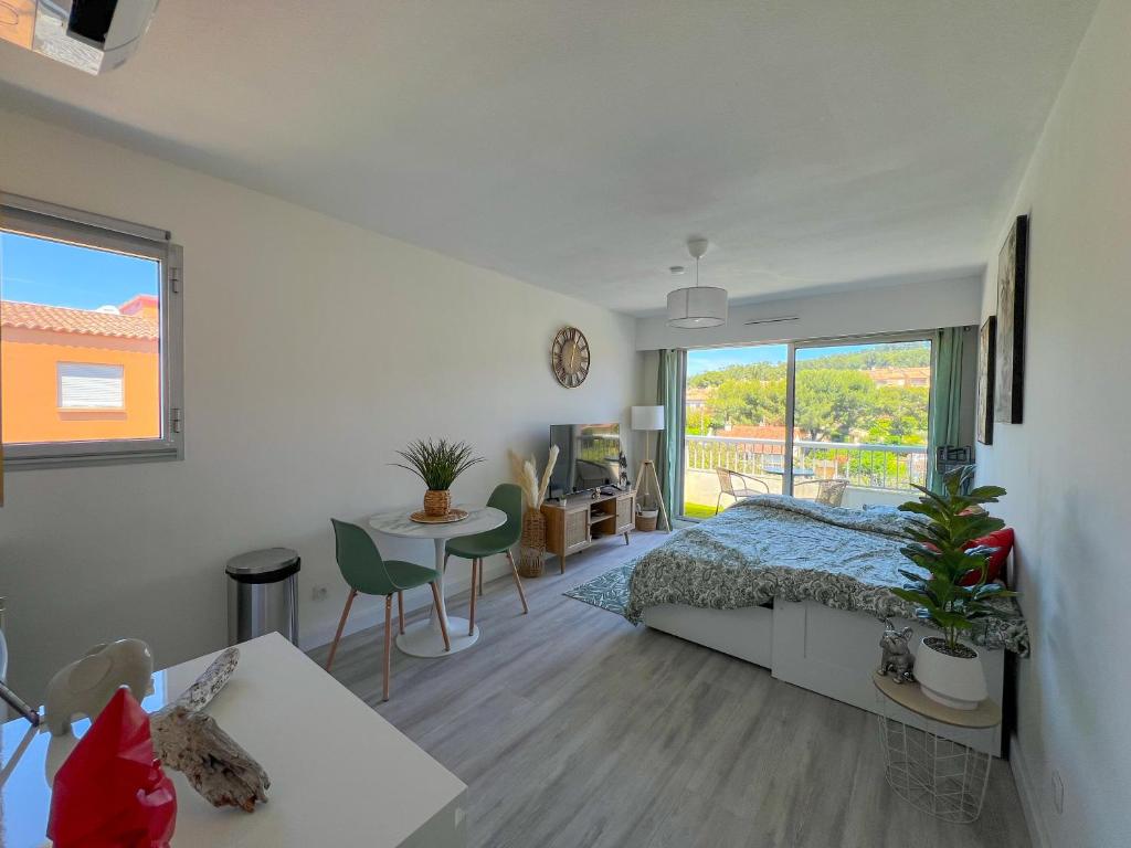 Studio Emeraude Proche Plage Clim Balcon Dernier Etage Parking - Saint Mandrier Sur Mer - Pin Rolland - 5