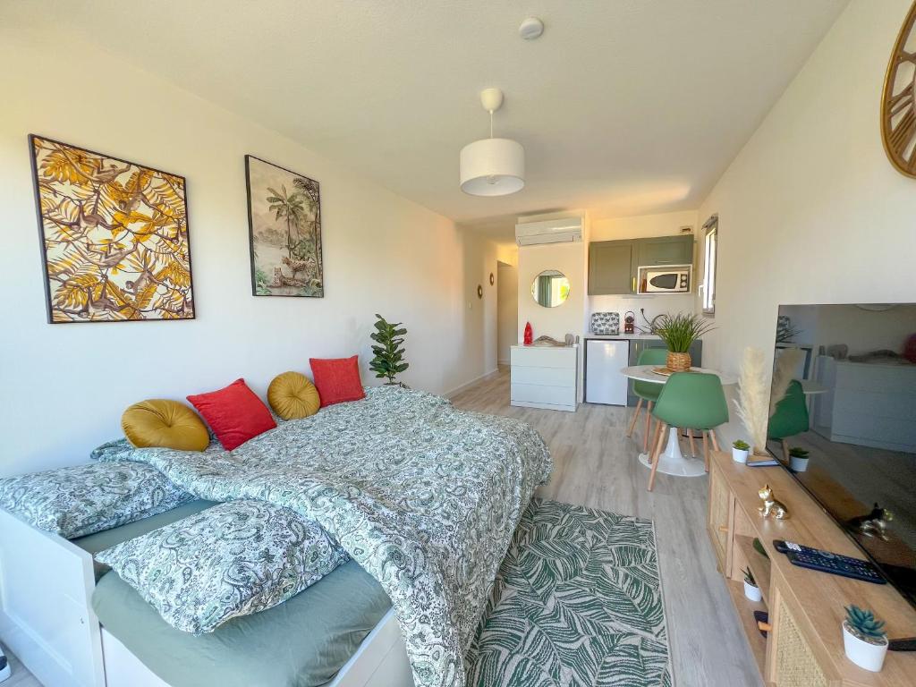 Studio Emeraude Proche Plage Clim Balcon Dernier Etage Parking - Saint Mandrier Sur Mer - Pin Rolland - 2