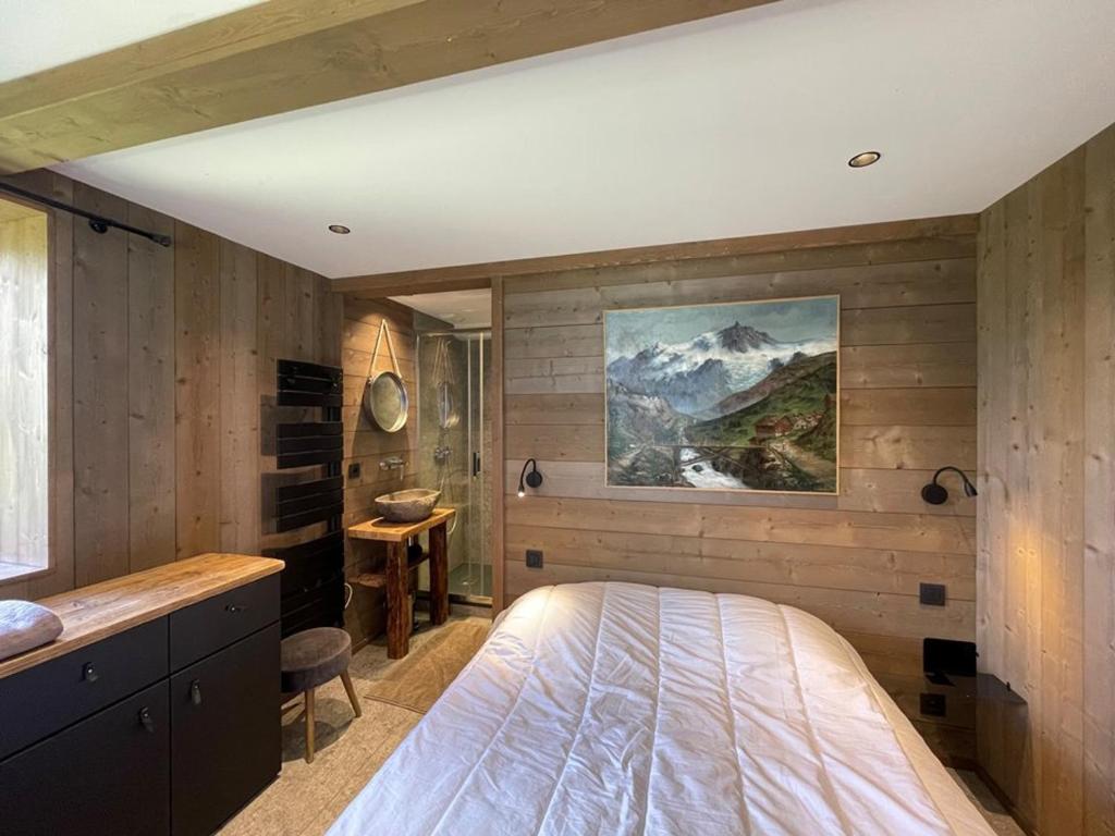 Appartement rénové, 6 pers, 2 ch + coin montagne, centre Crest-Voland, parking, skiroom, WIFI - 2