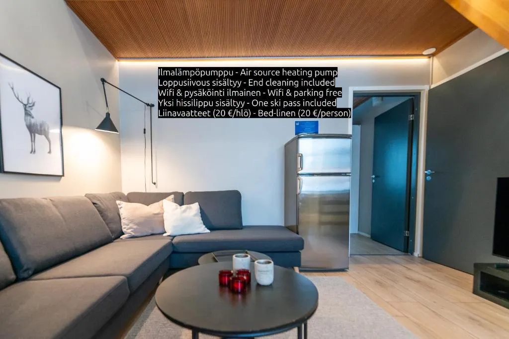 Aurinkorinne - Modern 2BD & Loft, free wifi & sauna, hotel in Syöte